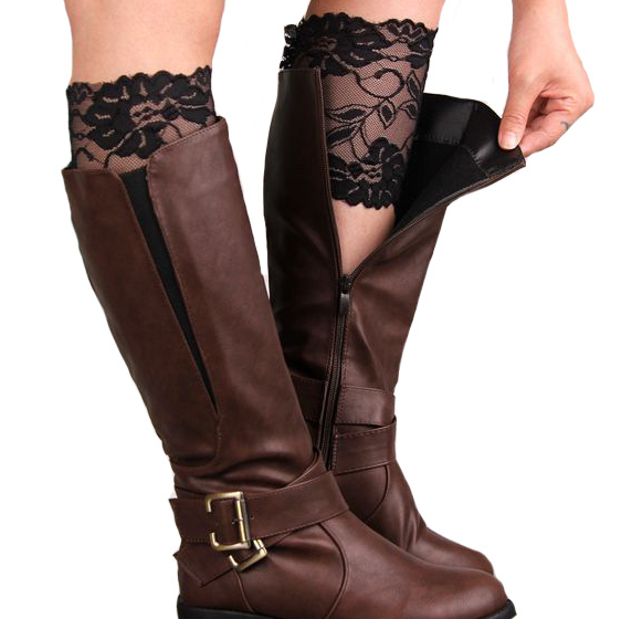 lace boot cuff Stretch lace lace set of legs Shoe set lace boot cuff Stretch lace lace set of legs Shoe set