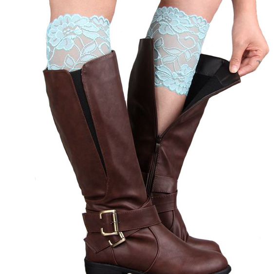 lace boot cuff Stretch lace lace set of legs Shoe set lace boot cuff Stretch lace lace set of legs Shoe set