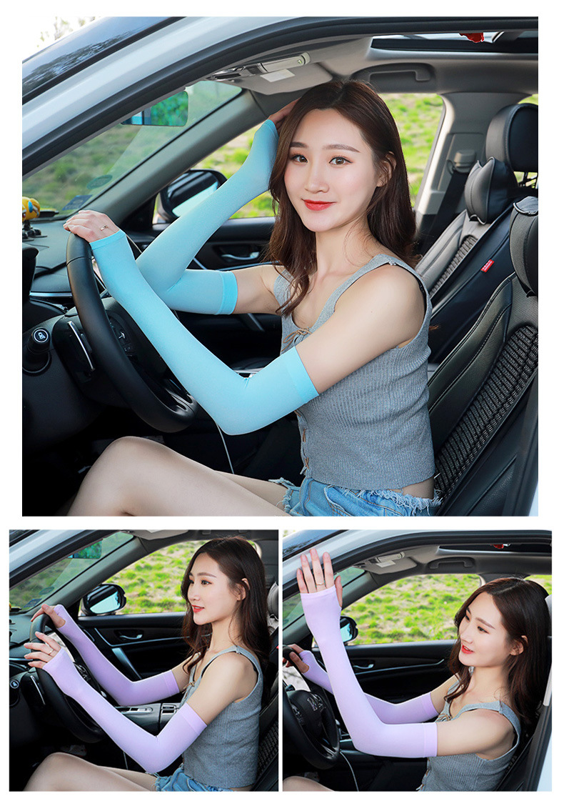 Summer Icy Oversleeves Sun Protection Outdoor Riding Ice Silk Sleeves Custom Logo Driving and Fishing Net Red Ice Cuff Arm Sleeve Female Summer Icy Oversleeves Sun Protection Outdoor Riding Ice Silk Sleeves Custom Logo Driving and Fishing Net Red Ice Cuff Arm Sleeve Female