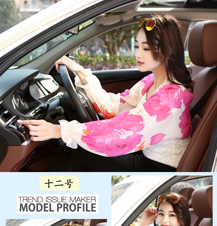 Beach female open cycling cuff Chiffon scarves shawls all-match amazing sunscreen air spring scarf Beach female open cycling cuff Chiffon scarves shawls all-match amazing sunscreen air spring scarf