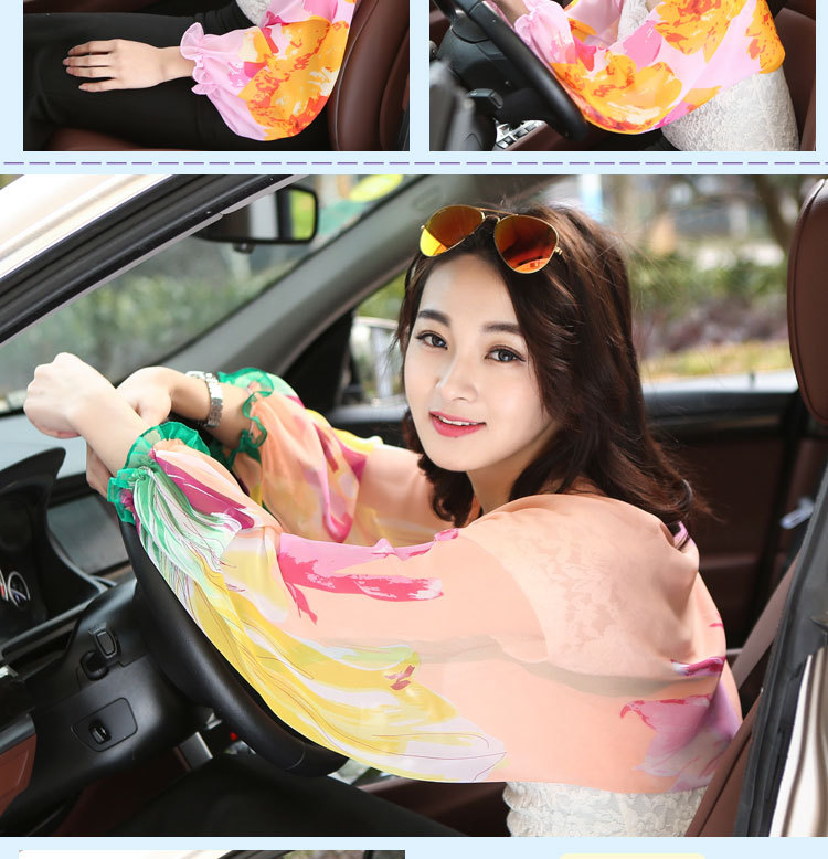 Beach female open cycling cuff Chiffon scarves shawls all-match amazing sunscreen air spring scarf Beach female open cycling cuff Chiffon scarves shawls all-match amazing sunscreen air spring scarf