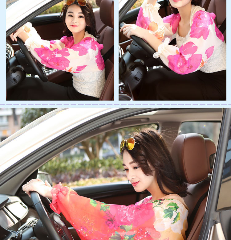 Beach female open cycling cuff Chiffon scarves shawls all-match amazing sunscreen air spring scarf Beach female open cycling cuff Chiffon scarves shawls all-match amazing sunscreen air spring scarf