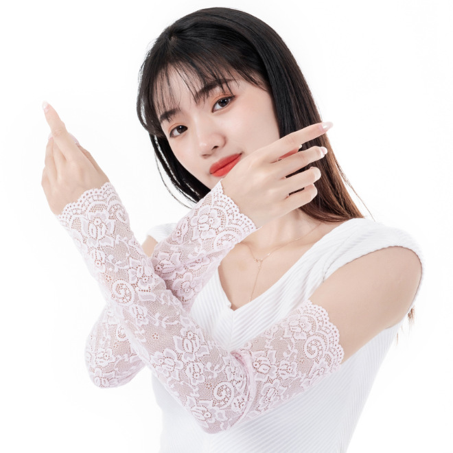 Factory Self-Produced Lace Icy Oversleeves Lace Long Cuff Long Vacation Sleeves Summer Sun Protection Anti-Mosquito Scar Cover up Wholesale Factory Self-Produced Lace Icy Oversleeves Lace Long Cuff Long Vacation Sleeves Summer Sun Protection Anti-Mosquito Scar Cover up Wholesale