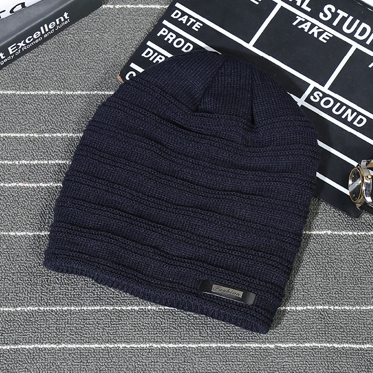Womens Beanie Hat Autumn Women Wool Knit Beanie Hat Cuff Bea