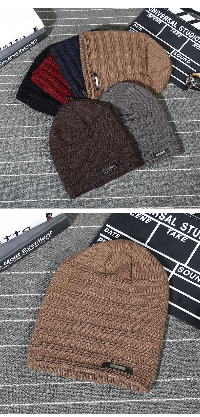 Womens Beanie Hat Autumn Women Wool Knit Beanie Hat Cuff Bea Womens Beanie Hat Autumn Women Wool Knit Beanie Hat Cuff Bea