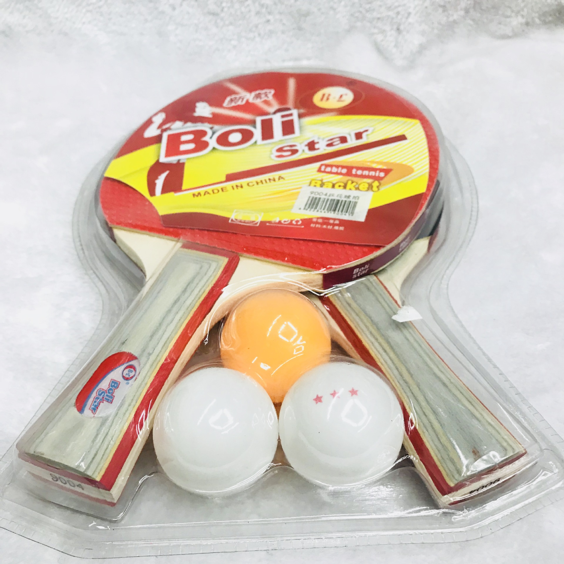 The factory direct sale of the prince of the prince&#039;s table tennis 9004 color handle positive anti-glue two beat three 