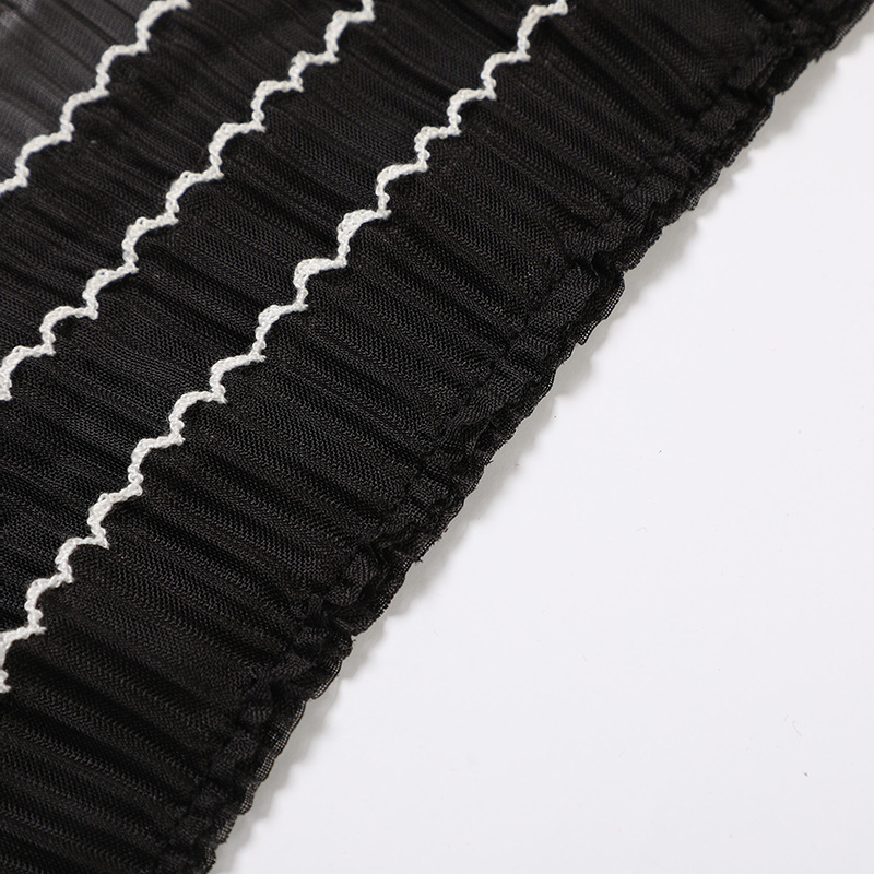 9cm Pleated Home Lace Skirt Neckline Chiffon Four-Layer Cuff Collar Hairware Accessories Lace Wholesale