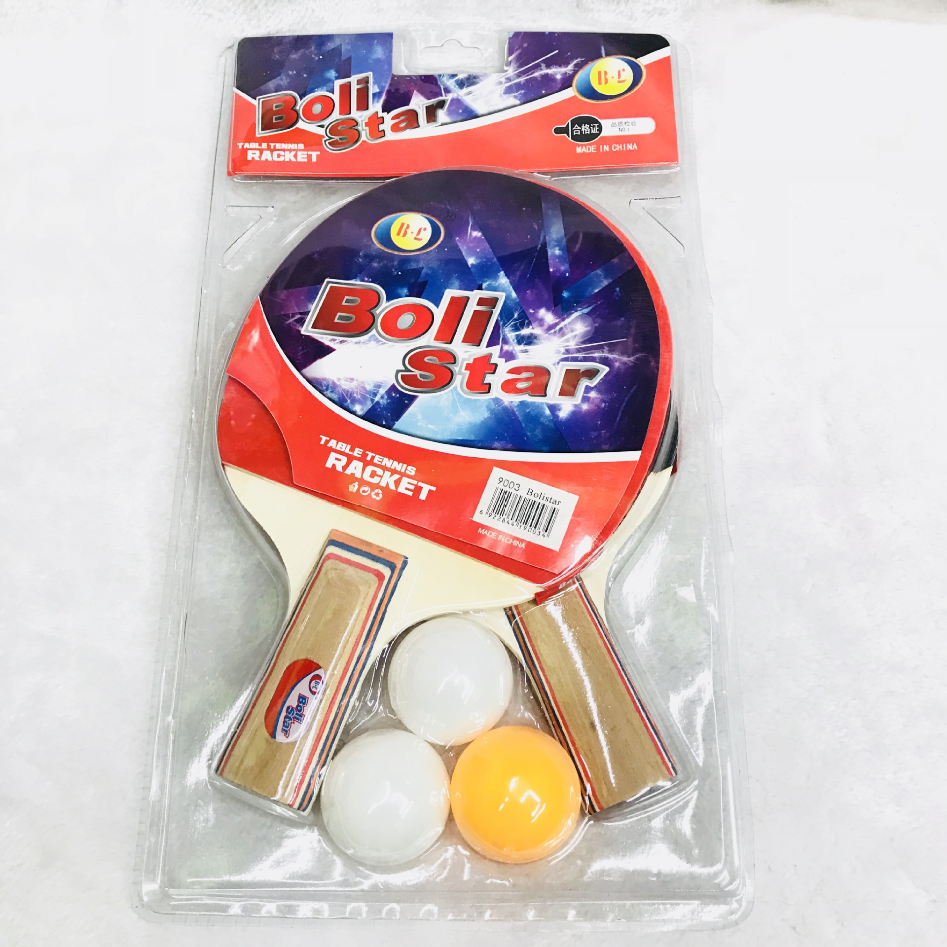 The factory direct sale of the prince of the prince's table tennis 9003 color handle is the two - shot three ball of The factory direct sale of the prince of the prince's table tennis 9003 color handle is the two - shot three ball of