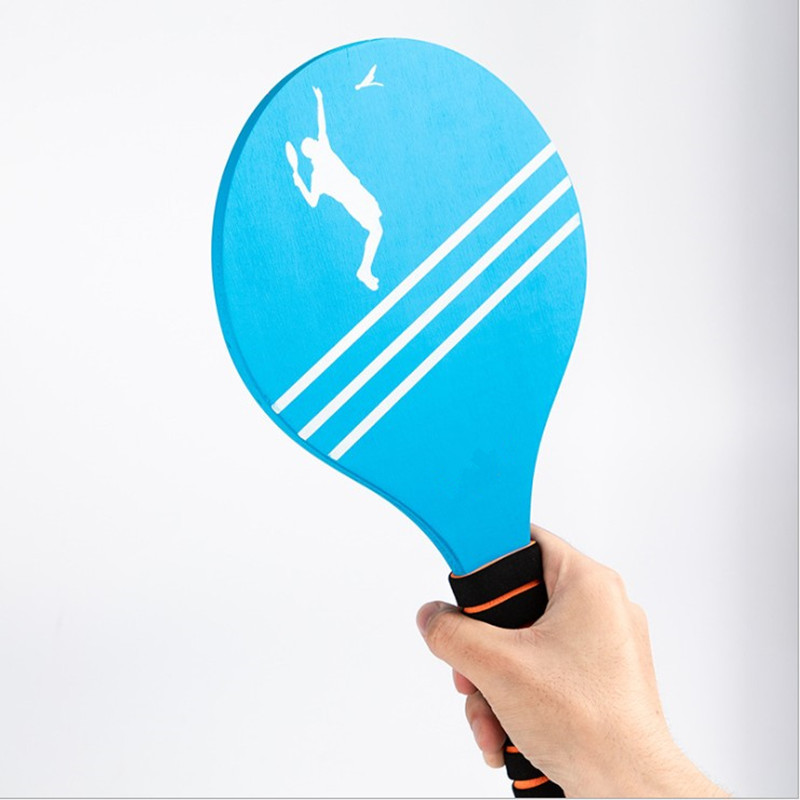 Cricket Cricket Battledore and Shuttlecock Shuttlecocks Indoor Free Shipping Adult Sanmao Wooden Racket Real Gift Ball Thickened Children&#039;s Racket