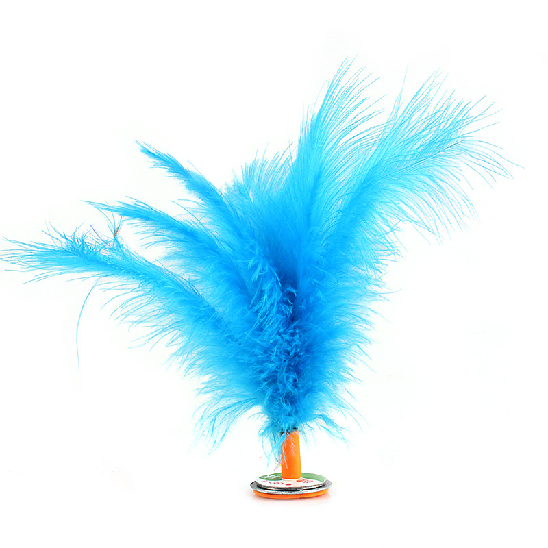 Turkey Feather Shuttlecock Handmade Shuttlecock Handmade Sewing Childhood Playmate Turkey Feather Shuttlecock Toy Wholesale