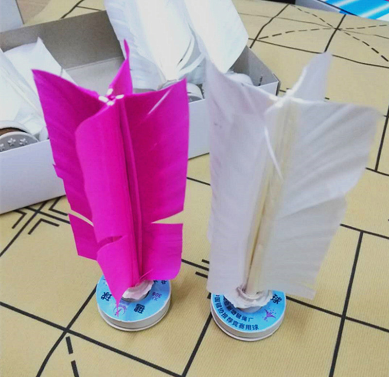 Xinjian Brand Taicang 306 Shuttlecock Taicang Shuttlecock Student Shuttlecock Competition Training Shuttlecock White Pink Xinjian Brand Taicang 306 Shuttlecock Taicang Shuttlecock Student Shuttlecock Competition Training Shuttlecock White Pink