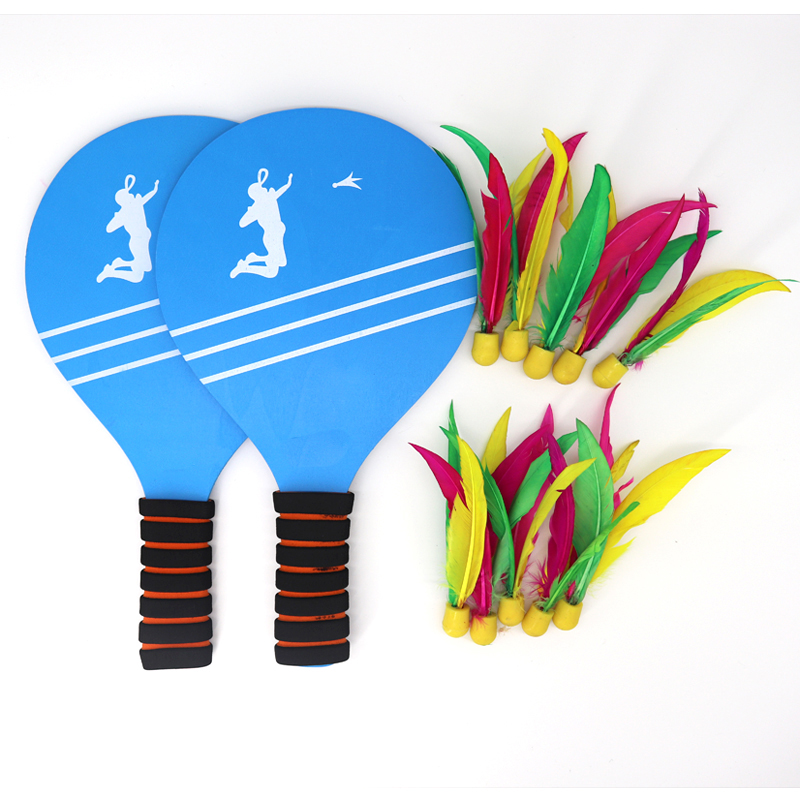 Thickened Solid Wood Boards Badminton Racket Blue Battledore and Shuttlecock Set Free Shipping Indoor Fitness Shuttlecock Order Free 10 Balls Thickened Solid Wood Boards Badminton Racket Blue Battledore and Shuttlecock Set Free Shipping Indoor Fitness Shuttlecock Order Free 10 Balls