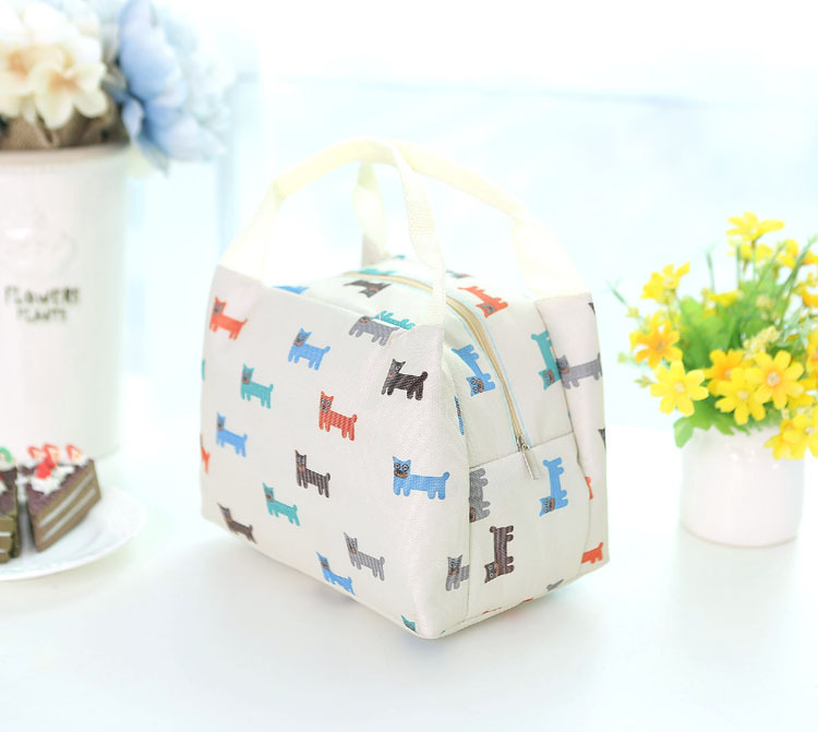cherry heat preservation bag, Oxford cloth waterproof bag lunch bag insulated bag