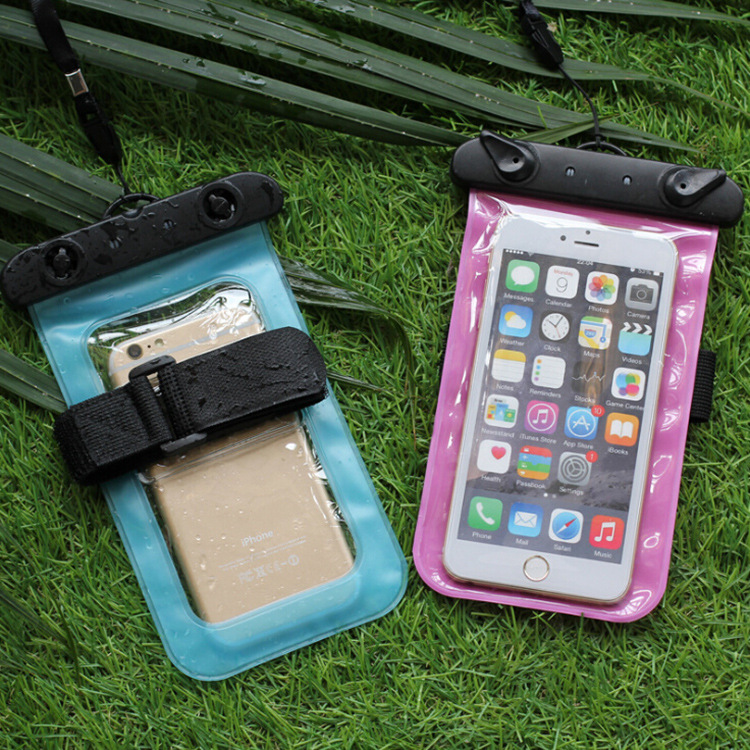 Smart Universal Phone Swimming Cellphone Waterproof Bag Swimming Waterproof Bag Swimming Bag Hanging Armband Dual-Use 64G