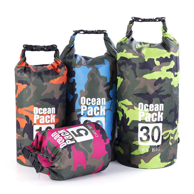 Polyester Waterproof Bag Shoulder and Shoulder Waterproof Bucket Bag Waterproof Bag Lightweight Drifting Bag Spot