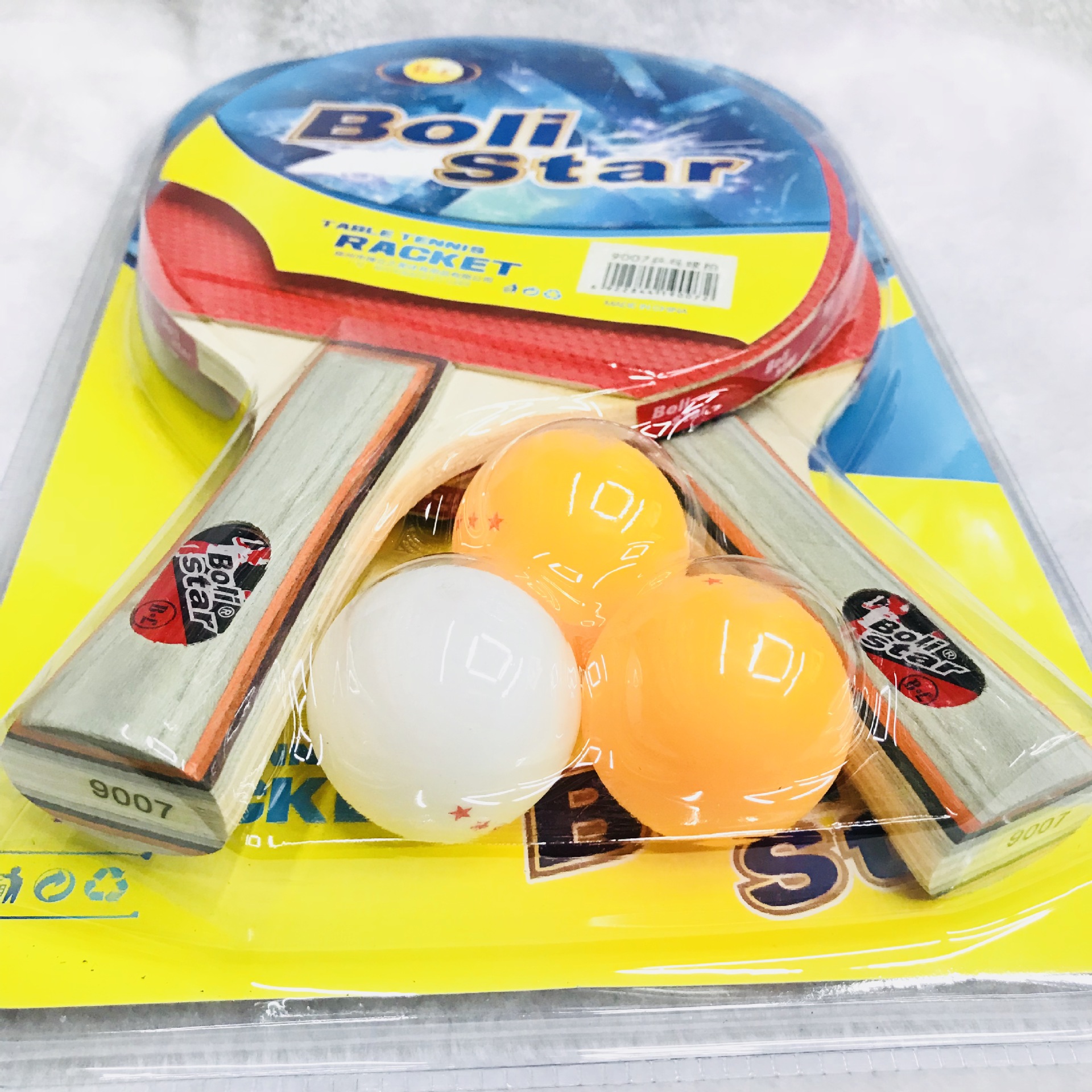 The factory direct sale of the prince of the prince's table tennis 9007 color handle positive anti-glue two shot The factory direct sale of the prince of the prince's table tennis 9007 color handle positive anti-glue two shot