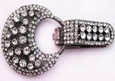 Duckbill buckle fur buckle cuff buckle fur fur decoration decorative buttons