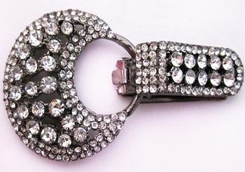 Duckbill buckle fur buckle cuff buckle fur fur decoration decorative buttons