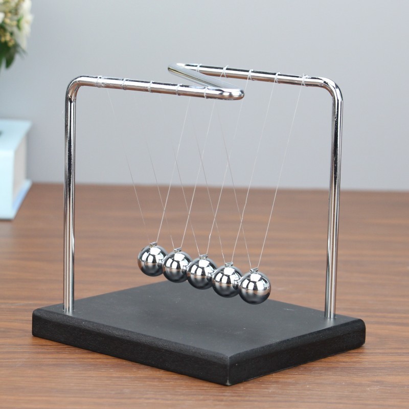 Solid Wood Base Metal Newton Swing Ball a Regional Name for Billiards Bumperball Home Office Decorations Decoration Business Gift Solid Wood Base Metal Newton Swing Ball a Regional Name for Billiards Bumperball Home Office Decorations Decoration Business Gift