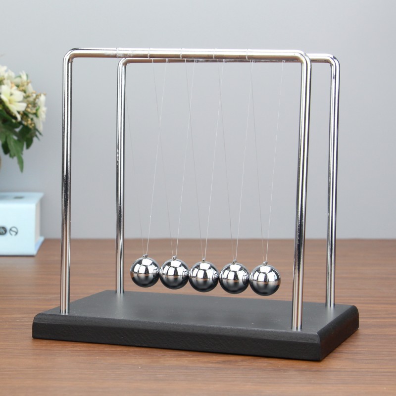 Solid Wood Base Metal Newton Swing Ball a Regional Name for Billiards Bumperball Home Office Decorations Decoration Business Gift Solid Wood Base Metal Newton Swing Ball a Regional Name for Billiards Bumperball Home Office Decorations Decoration Business Gift