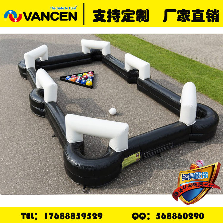 Inflatable kicking table tennis court billiards court children&#039;s entertainment equipment adult fun games kicking 