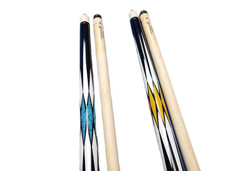 American Black Eight 16 Billiards DoubleSection Fancy Billiard Cue Big Head Cue 12 Maple Water Standard NineBall Cue