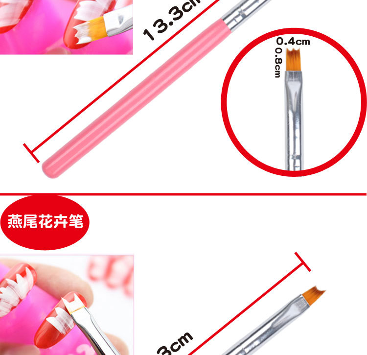 Origin Supply Nail Art Flower Pen 8 PCs Serrated Pen Petal Pen Nail Brush Fluoresent Marker Manicure Brush Set Origin Supply Nail Art Flower Pen 8 PCs Serrated Pen Petal Pen Nail Brush Fluoresent Marker Manicure Brush Set