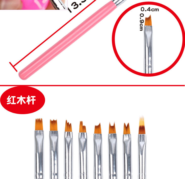 Origin Supply Nail Art Flower Pen 8 PCs Serrated Pen Petal Pen Nail Brush Fluoresent Marker Manicure Brush Set Origin Supply Nail Art Flower Pen 8 PCs Serrated Pen Petal Pen Nail Brush Fluoresent Marker Manicure Brush Set