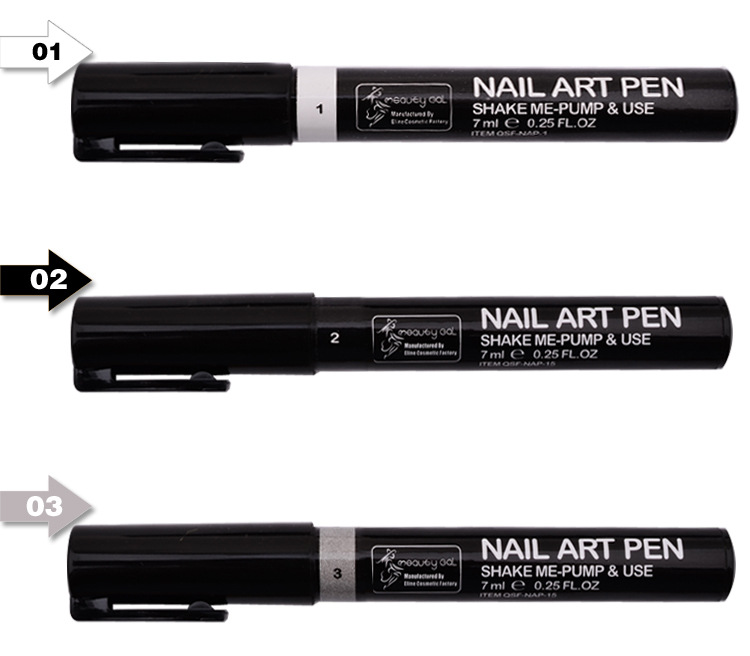 Cross-Border Manicure Implement Wholesale 3D Fluoresent Marker Nail Drawing Painting Pen Nail Brush DIY Nail Polish Pen Cross-Border Manicure Implement Wholesale 3D Fluoresent Marker Nail Drawing Painting Pen Nail Brush DIY Nail Polish Pen