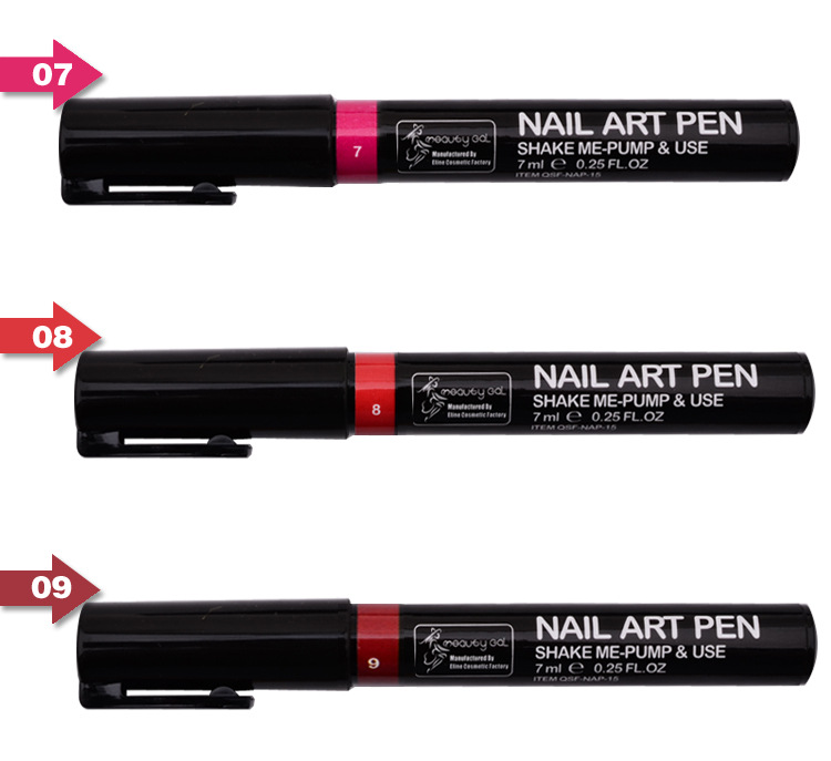 Cross-Border Manicure Implement Wholesale 3D Fluoresent Marker Nail Drawing Painting Pen Nail Brush DIY Nail Polish Pen Cross-Border Manicure Implement Wholesale 3D Fluoresent Marker Nail Drawing Painting Pen Nail Brush DIY Nail Polish Pen
