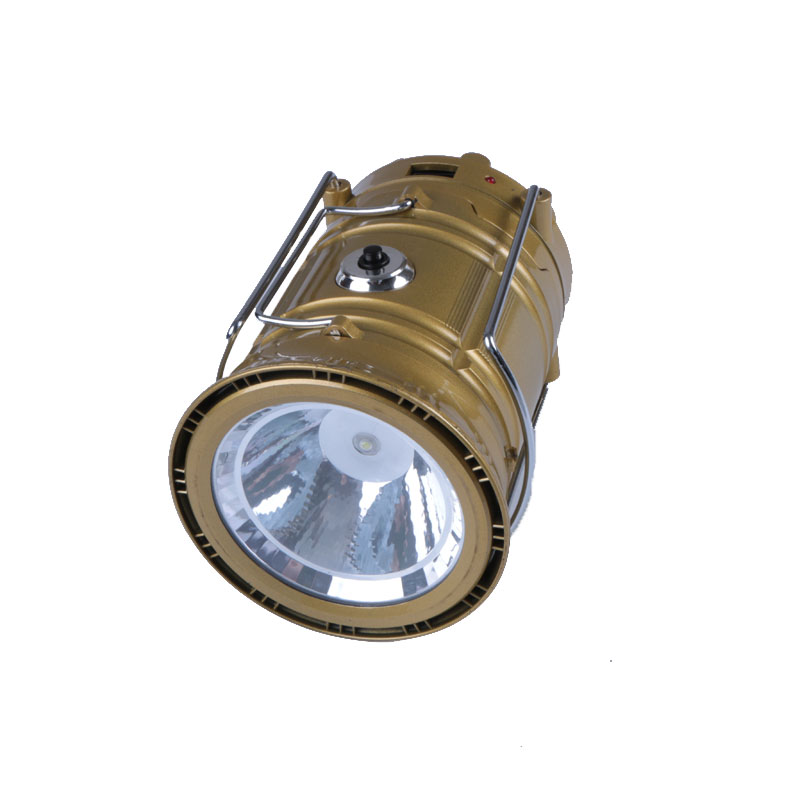 New type lantern LED solar rechargeable camping light outdoor portable emergency lantern