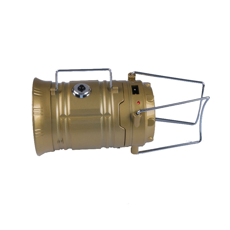 New type lantern LED solar rechargeable camping light outdoor portable emergency lantern