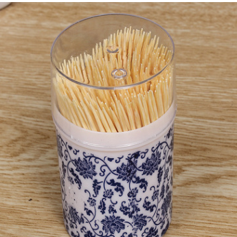 Blue and White Tape Toothpick Box Bamboo Toothpick Disposable Double-Headed Toothpick Hotel Household Toothpick Blue and White Tape Toothpick Box Bamboo Toothpick Disposable Double-Headed Toothpick Hotel Household Toothpick