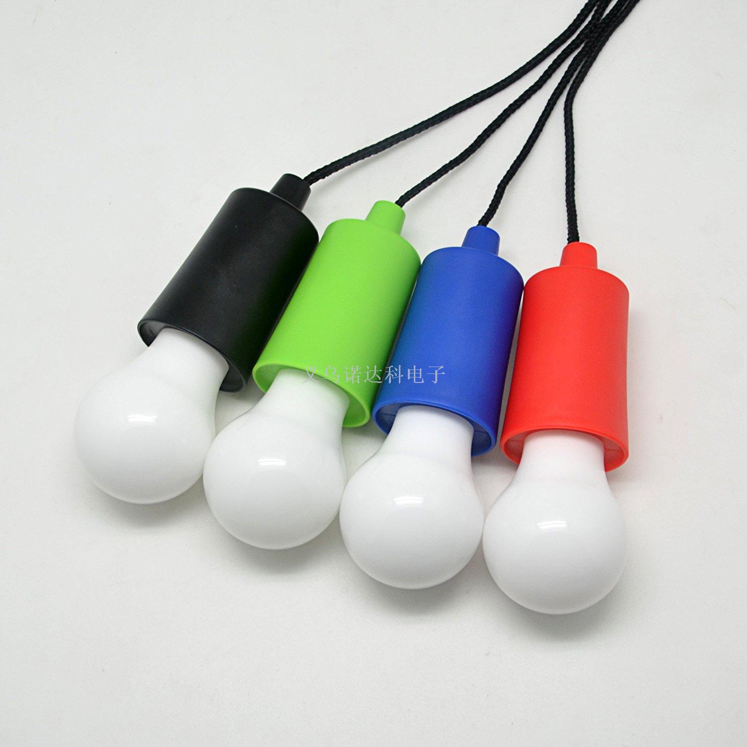 LED Bulb Camping Light Glue Light 3AAA Battery Outdoor Tent Rope Suspension