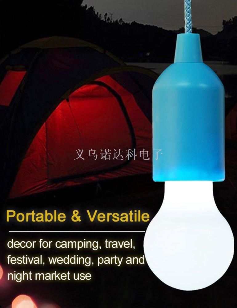LED Bulb Camping Light Glue Light 3AAA Battery Outdoor Tent Rope Suspension LED Bulb Camping Light Glue Light 3AAA Battery Outdoor Tent Rope Suspension