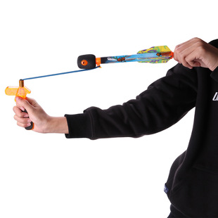 Pu Flying Bomb Environmental Protection Export Polyurethane Foam Rocket Outdoor Parent-Child Game Toy Rainbow Darts Wholesale