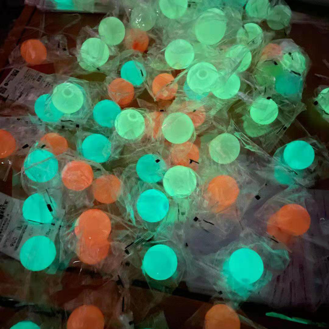 Tiktok Luminous Sticky Ball Sticky Wall Ball Decompression Vent Ball TPR Interactive Ceiling Ball Children Darts Sticky Ball