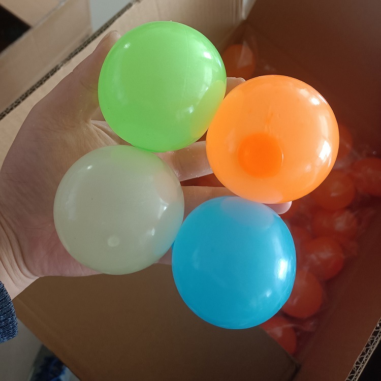 Tiktok Luminous Sticky Ball Sticky Wall Ball Decompression Vent Ball TPR Interactive Ceiling Ball Children Darts Sticky Ball Tiktok Luminous Sticky Ball Sticky Wall Ball Decompression Vent Ball TPR Interactive Ceiling Ball Children Darts Sticky Ball