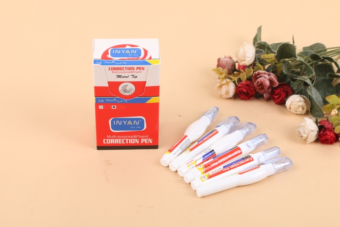 Yingyuan student correction liquid steel head correction fluid non-toxic quick-dry stationery supplies. Yingyuan student correction liquid steel head correction fluid non-toxic quick-dry stationery supplies.