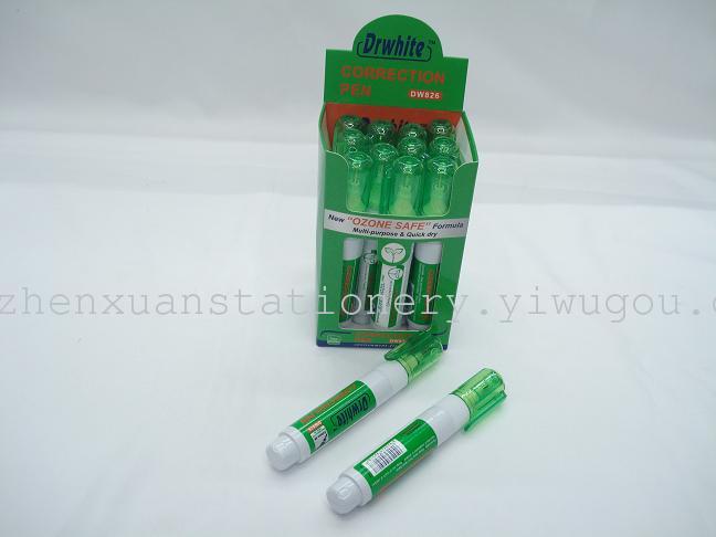 Factory Direct Sales Pen Type Correction Fluid Short Correction Pen Wholesale -- 826 Factory Direct Sales Pen Type Correction Fluid Short Correction Pen Wholesale -- 826