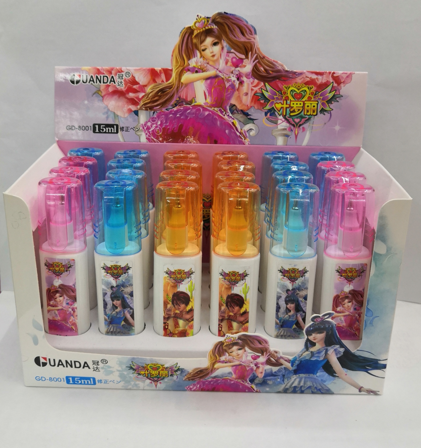 Factory Direct Sales Environmental Protection Correction Fluid Metal Toe Cap Flat Bottle Correction pen Wholesale and Re