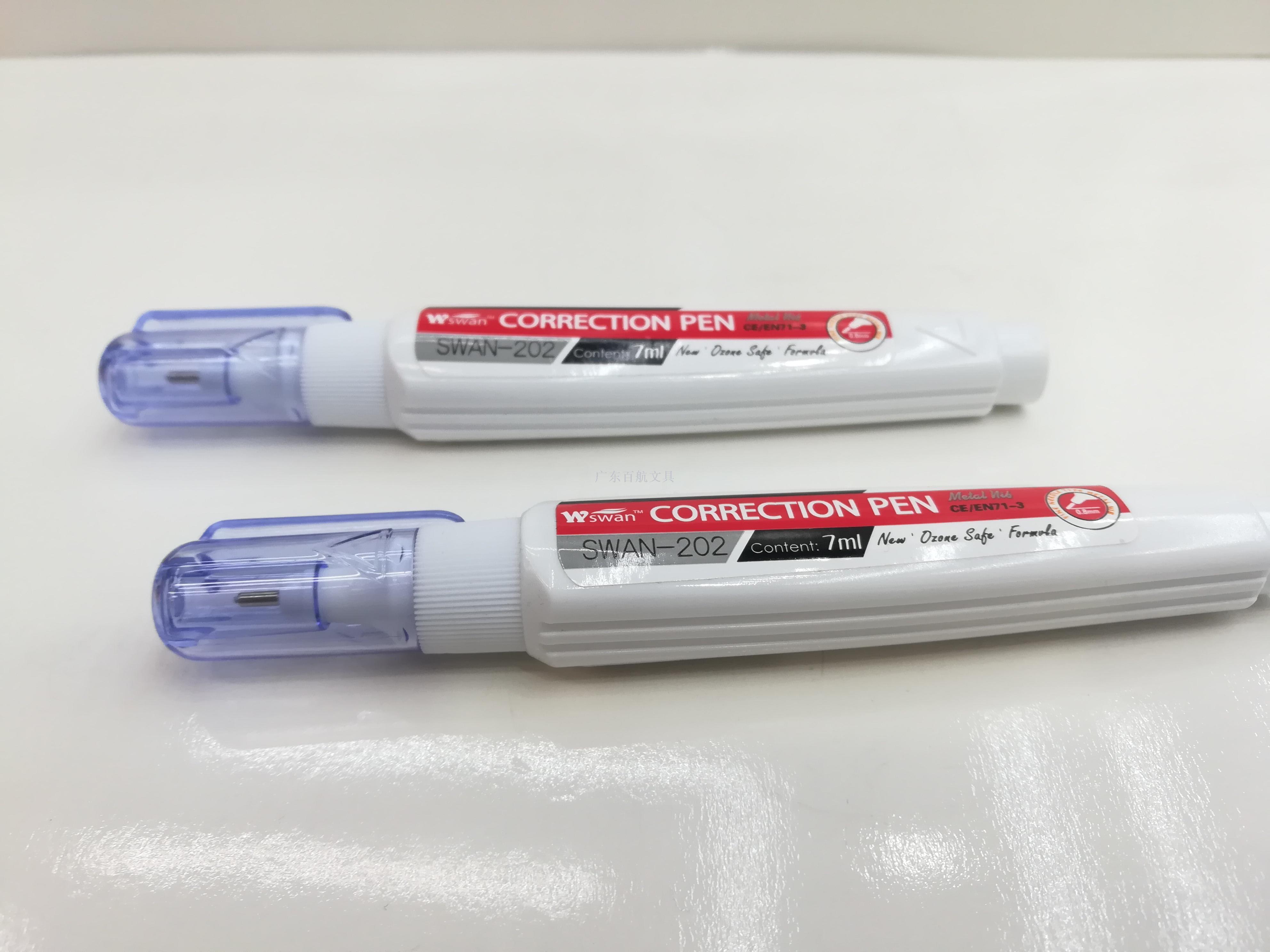 SWAN-202 correction fluid 7ML steel head correction fluid SWAN-202 correction fluid 7ML steel head correction fluid