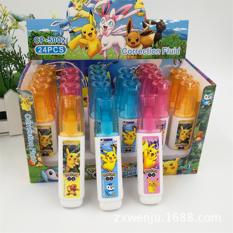 Factory Direct Sales Environmental Protection Cartoon Quick-Drying Correction Fluid Color Correction Fluid Wholesale Error Correction Liquid Can Be Customization as Request Factory Direct Sales Environmental Protection Cartoon Quick-Drying Correction Fluid Color Correction Fluid Wholesale Error Correction Liquid Can Be Customization as Request