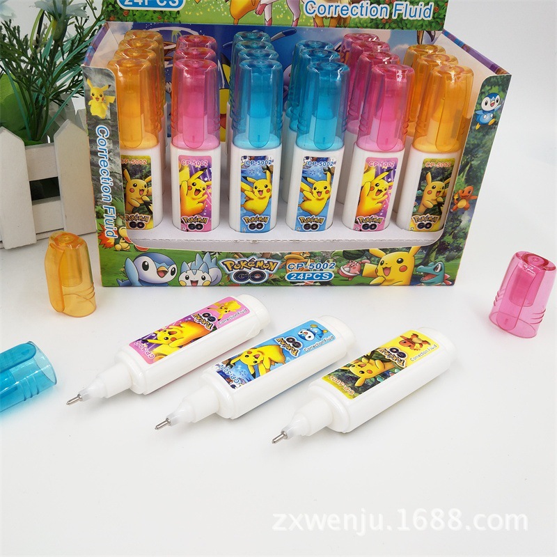 Factory Direct Sales Environmental Protection Cartoon Quick-Drying Correction Fluid Color Correction Fluid Wholesale Error Correction Liquid Can Be Customization as Request Factory Direct Sales Environmental Protection Cartoon Quick-Drying Correction Fluid Color Correction Fluid Wholesale Error Correction Liquid Can Be Customization as Request