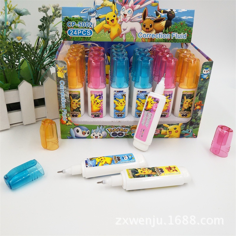 Factory Direct Sales Environmental Protection Cartoon Quick-Drying Correction Fluid Color Correction Fluid Wholesale Error Correction Liquid Can Be Customization as Request Factory Direct Sales Environmental Protection Cartoon Quick-Drying Correction Fluid Color Correction Fluid Wholesale Error Correction Liquid Can Be Customization as Request