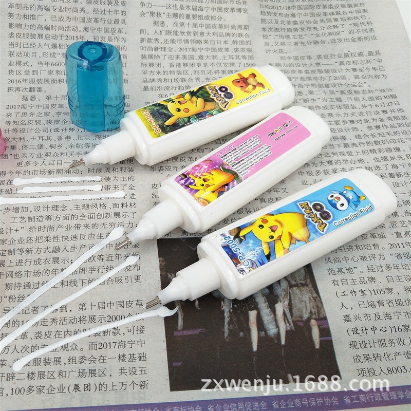 Factory Direct Sales Environmental Protection Cartoon Quick-Drying Correction Fluid Color Correction Fluid Wholesale Error Correction Liquid Can Be Customization as Request Factory Direct Sales Environmental Protection Cartoon Quick-Drying Correction Fluid Color Correction Fluid Wholesale Error Correction Liquid Can Be Customization as Request