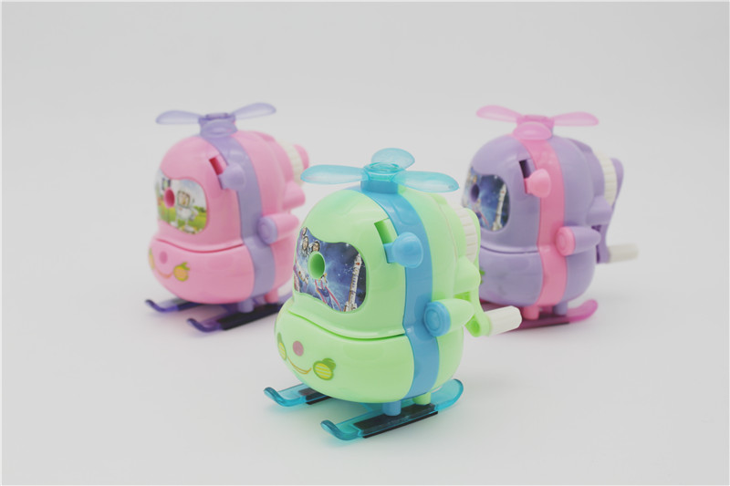 New style pencil sharpener with pencil sharpener for students' stationery creative cartoon airplane hand-operated New style pencil sharpener with pencil sharpener for students' stationery creative cartoon airplane hand-operated
