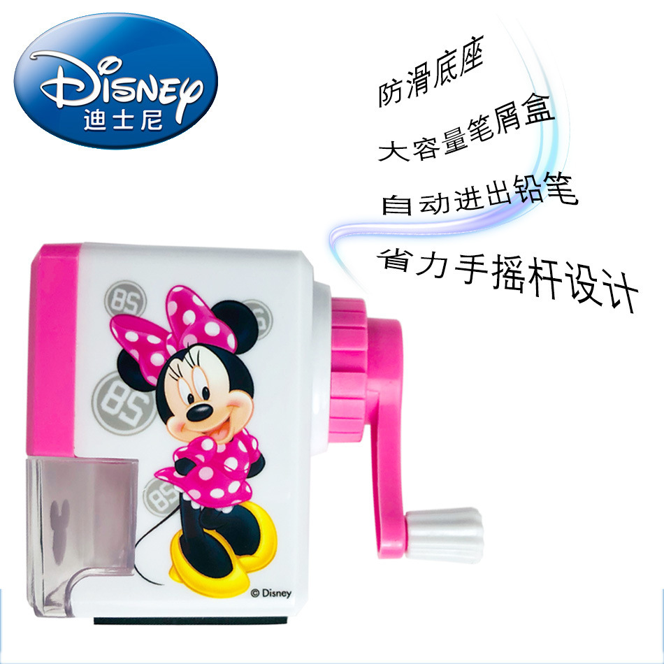 Authentic New Primary School Student Self-Arranged Pencil Shapper Children&#039;s Desktop Pencil Sharpener 6 Colors Hand-Cranked Pencil Sharpener Wholesale
