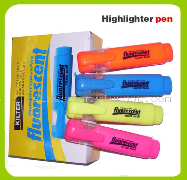 high quality highlighter pen, stationary pen , fluorescent pen