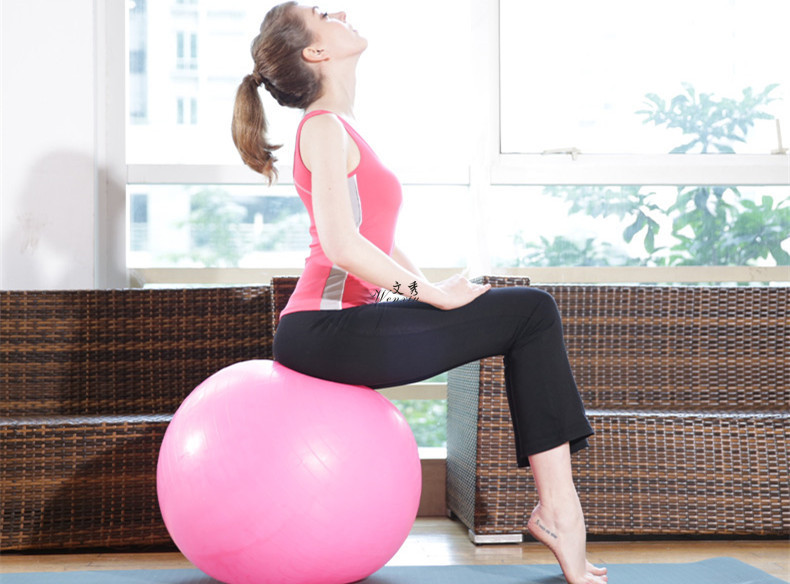 75cm Yoga Ball Glossy Thickened Explosion-Proof Ball Beginner Fitness Pilates Ball Balance Pregnant Women Delivery Amazon 75cm Yoga Ball Glossy Thickened Explosion-Proof Ball Beginner Fitness Pilates Ball Balance Pregnant Women Delivery Amazon